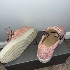 Giuseppe Zanotti “Cheryl Barbie Glitter” Women Sneakers